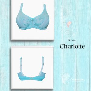 Brasier Charlotte Turquesa Andina